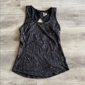 Old Navy active go dry black and gold active tank